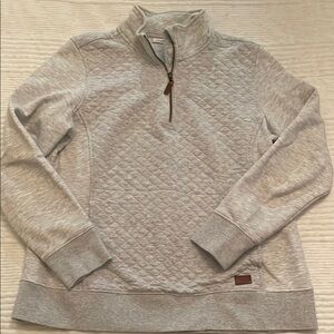 L.L. Bean Quilted Quarter Zip Pullover
